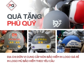 ĐỊA CHỊ ĐƠN VỊ CUNG CẤP NÓN BẢO HIỂM IN LOGO GIÁ RẺ - IN LOGO MŨ BẢO HIỂM THEO YÊU CẦU