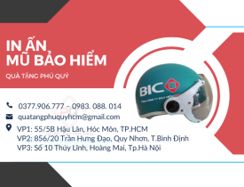 CHUYÊN NGHIỆP HƠN VỚI VIỆC IN ẤN MŨ BẢO HIỂM DOANH NGHIỆP