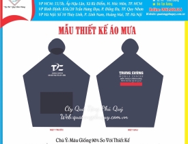 ĐẶT IN HÌNH LÊN ÁO MƯA ONLINE DỄ DÀNG VÀ TIỆN LỢI