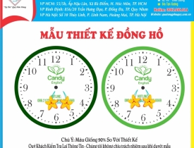 IN LOGO ĐỒNG HỒ TREO TƯỜNG CHO VĂN PHÒNG TẠO ĐỘ UY TÍN
