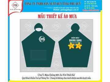 IN ÁO MƯA CỬA HÀNG ĐIỆN MÁY 