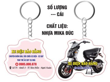 MÓC KHÓA HÌNH XE ĐIỆN